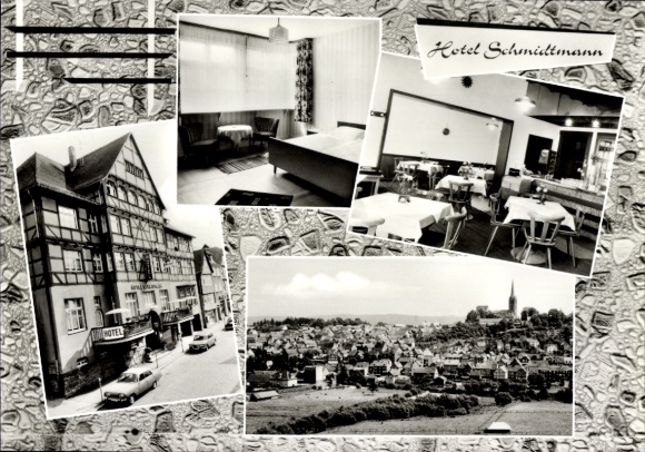 PC Frankenberg an der Eder, Hotel Schmidtmann, owner M. Keuchel, general view
