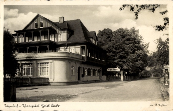 Ak Sitzendorf in Thüringen, Hotel zur Linde