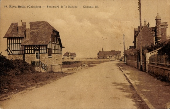 Postcard Ouistreham Riva Bella Calvados, Boulevard de la Manche