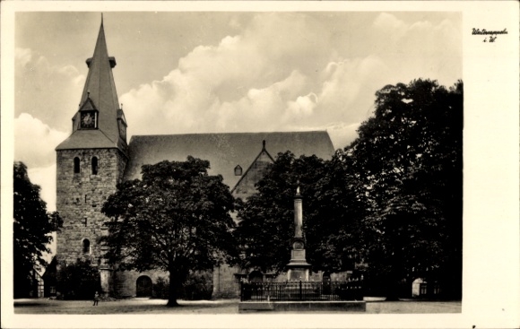 Ak Westercappeln in Nordrhein-Westfalen, Kirche, Denkmal