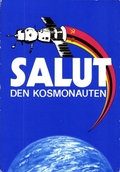 Artysta KP Mücke, Stecher, Joint Space Flight ZSRR NRD, Salute of the Cosmonauts