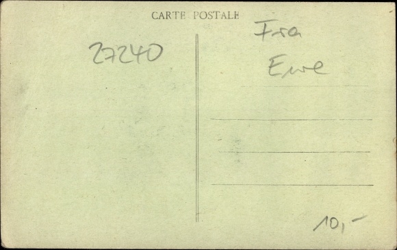 Postcard Damville Eure, Route de Verneuil