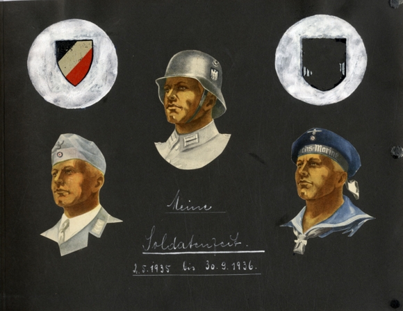 Photo Album Wehrmacht Propaganda Military. Olympiad Berlin. dessau My time as a soldier 1935-1936