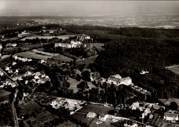 Postcard Königstein im Taunus, aerial photograph, landscape, Königstein, buildings, nature