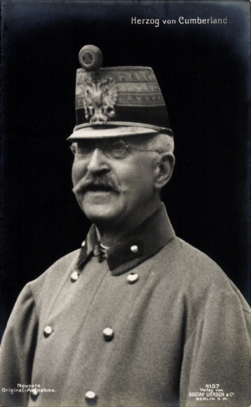 Ak Ernst August von Hannover, Herzog von Cumberland, Portrait in Uniform