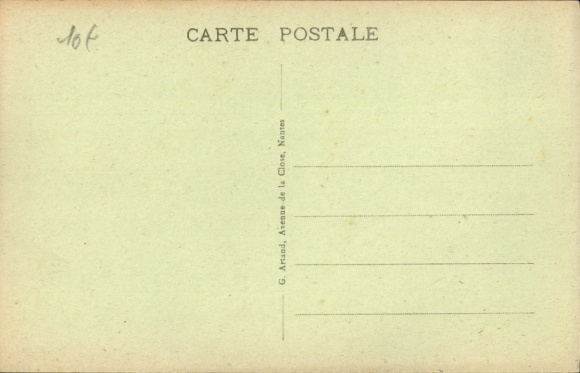 Ak Cabourg Calvados, La Poste