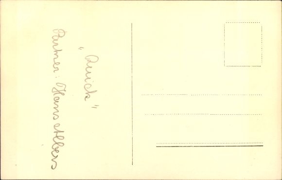 Postcard Actor Hans Albers, Actress Lilian Harvey, Quick