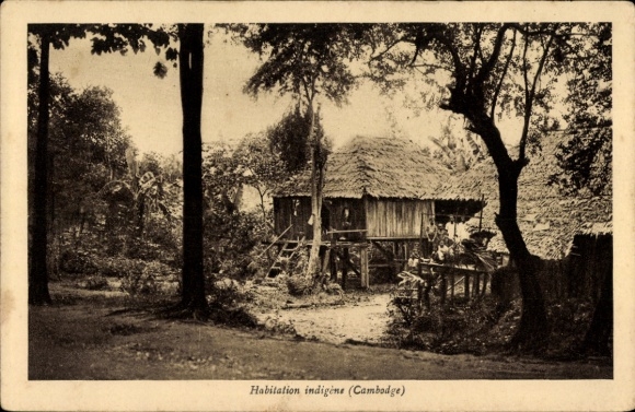 Ak Kambodscha, indigene Behausung