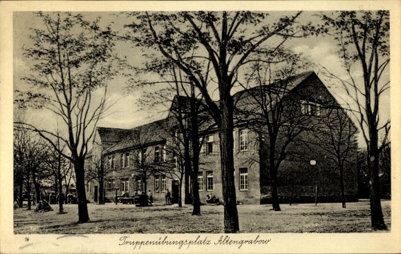 Postcard Altengrabow Möckern in Saxony Anhalt, military training area
