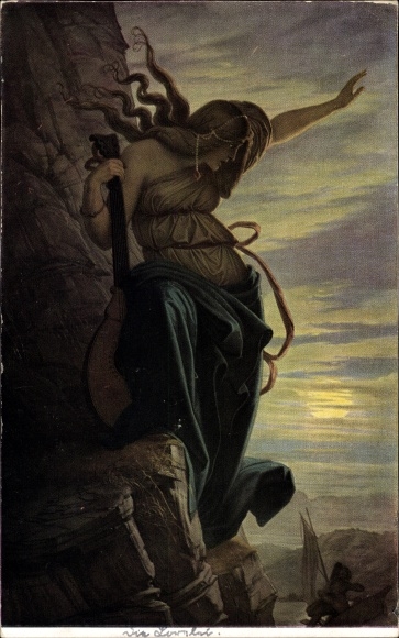 Artist Postcard von Steinle, EJ, The Lorelei