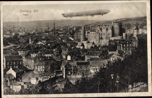 PC Stolberg in the Rhineland, Zeppelin over the city