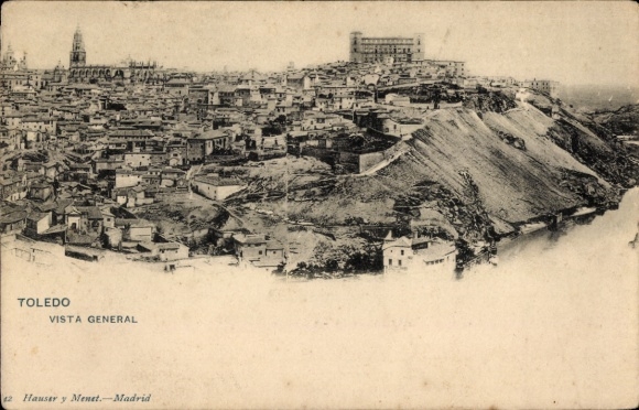 Postcard Toledo Castilla La Mancha Spain, general view