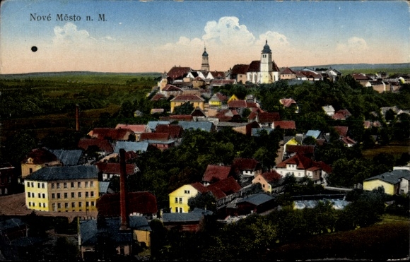 Ak Nové Město na Moravě Neustadtl Region Hochland, Gesamtansicht