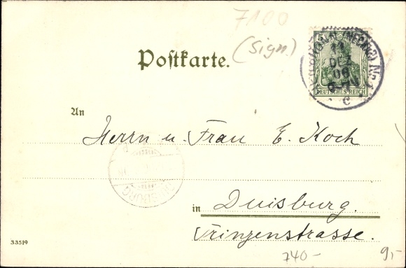 Kunstenaar Litho moeder, K., Heilbronn in Baden Württemberg, boot in de rivier, plaats
