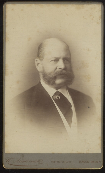 Cabinet Foto Herzog Ernst I. von Sachsen-Altenburg