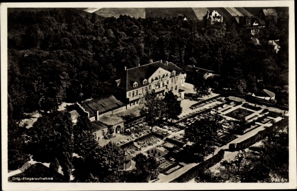 PC Bad Lausick in Saxony, Kurhotel Herrmannsbad, aerial photo