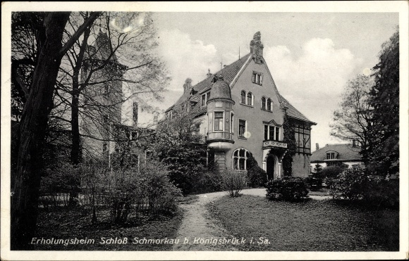 Postcard Schmorkau Neukirch Saxony, Schmorkau Castle