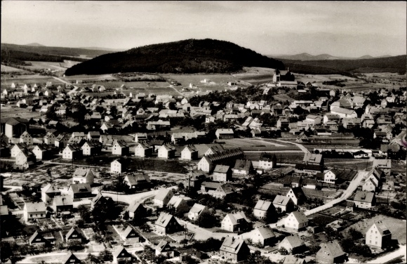 PC Petersberg in Hesse, general view, aerial view