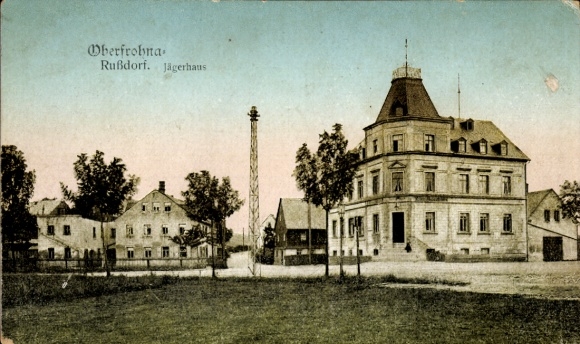 Ak Rußdorf Oberfrohna in Sachsen, Jägerhaus
