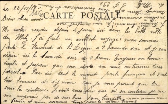 Postcard An old Briscard, he fought in the Hundred Years War, Zebre