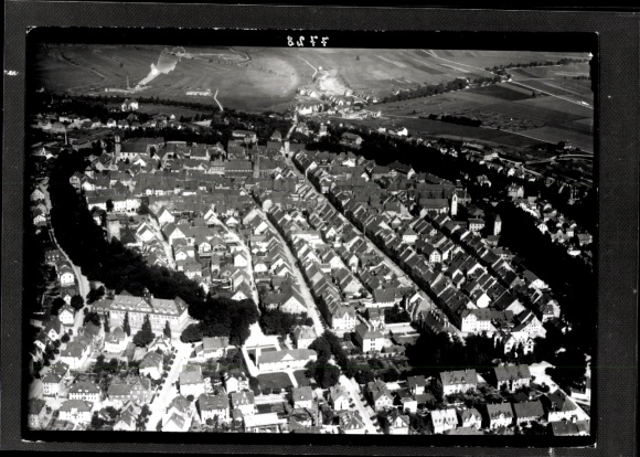 Ak Villingen in het Zwarte Woud, Zwarte Woud, luchtfoto.