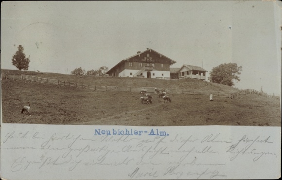 Photo Postcard Piding in Berchtesgadener Land Upper Bavaria, Neubichler Alm