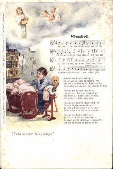 30 song cards, Anton Günther