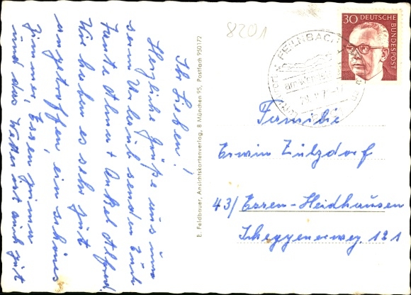 Postcard Bad Feilnbach in Upper Bavaria, Kurheim Tannenhof