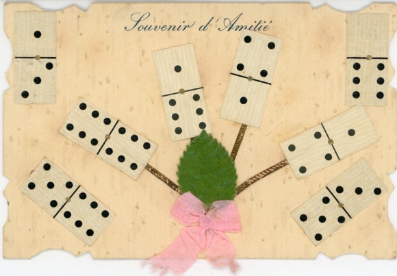 Material Ak Domino, Spiel, Schleife, Kitsch