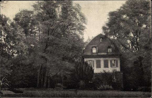 Postcard Tannenfeld Löbichau in Thuringia, sanatorium for nervous patients, Haus Tannegg, exterior view