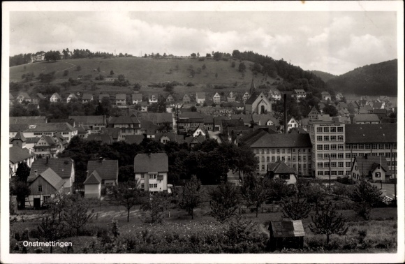 PC Onstmettingen Albstadt in the Zollernalb district, total view of the village