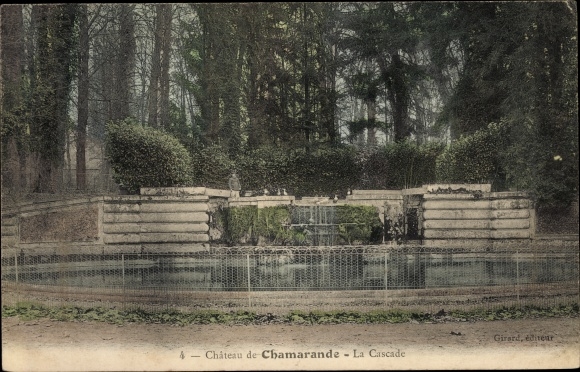 Ak Chamarande Essonne, La Cascade