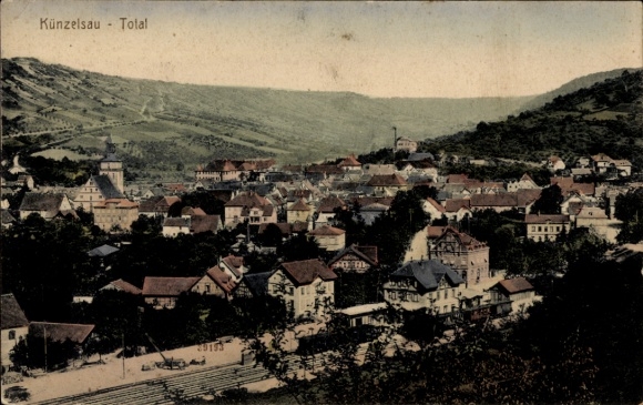 PC Künzelsau am Kocher Hohenlohekreis, general view, train station