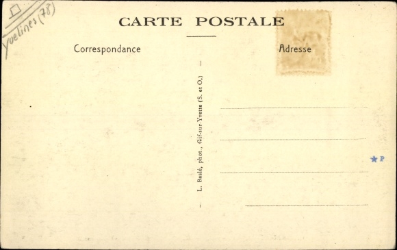 Postcard Clairefontaine-en-Yvelines, Route de Rochefort en Yvelines