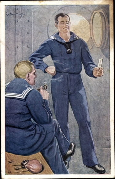 Artist PC Günther Nagel, Our navy blue, your picture, German seamen