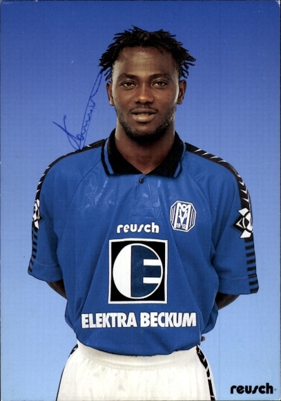 Autogrammkarte Fußballer Lamin Conteh, SV Meppen, Autogramm