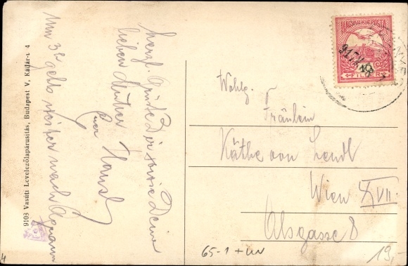 Postcard Gyékényes Ungarn, Bahnhof, Gleisseite