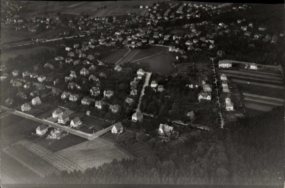 Foto Dresden Langebrück, Fliegeraufnahme