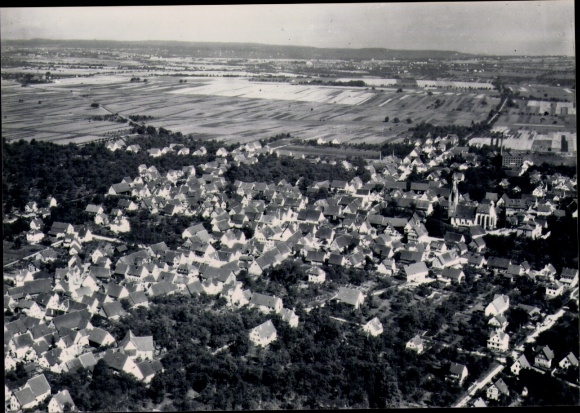 Photo Echterdingen on the Fildern, aerial photograph