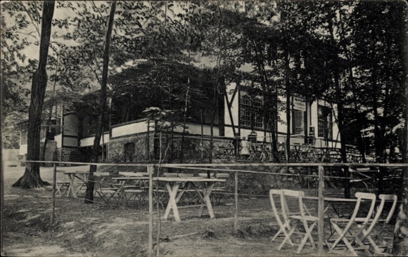 Ak Oschersleben an der Bode, Hotel Waldfrieden