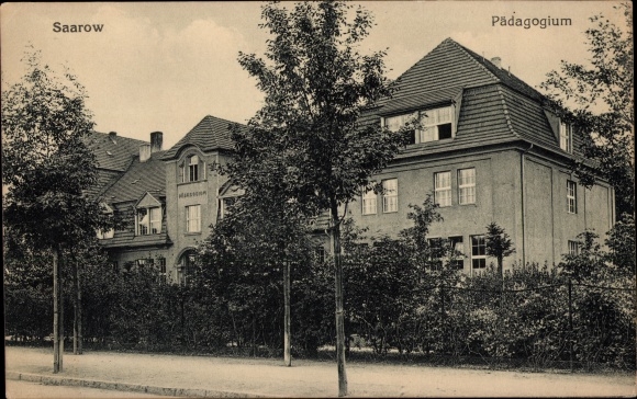 Postcard Bad Saarow in the Mark, Pedagogium