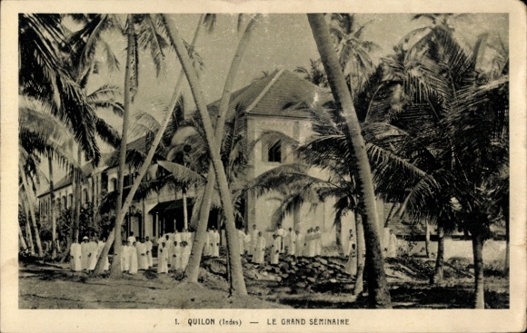 Ak Quilon Indien, Le Grand Seminaire, Missionare