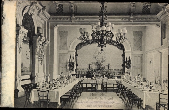 Postcard Dresden Neustadt, Wedding and Ballroom