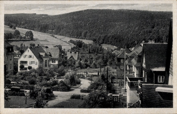 Ak Oberschlema Bad Schlema im Erzgebirge Sachsen, Hindenburganlagen