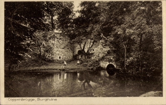 Ak Coppenbrügge Niedersachsen, Burgruine