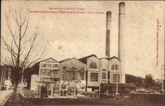 CPA L'Aigle Orne, Société de Distribution d'Elec'ricité de l'Ouest