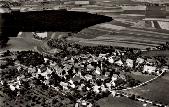Ak Reichenbach Saulgau Oberschwaben, Fliegeraufnahme
