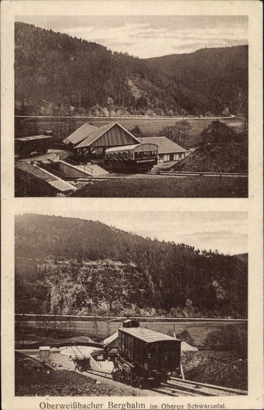 KP Obstfelderschmiede Mellenbach Glasbach w Turyngii, Oberweißbacher Bergbahn, górny Schwarzatal