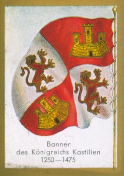 Historical flags collection picture 29, Banner of the Kingdom of Castile 1250 - 1475