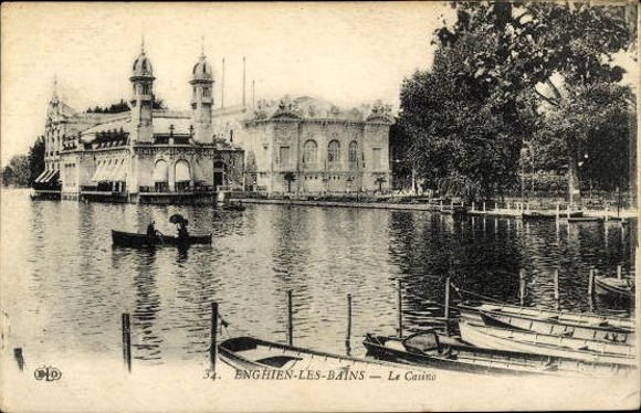 Set von 82 AK von Enghien-les-Bains, verschiedene Ansichten